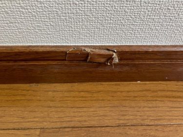 巾木・剥がれ補修 ｜ 東京都新宿区